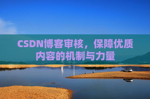 CSDN博客审核,保障优质内容的机制与力量